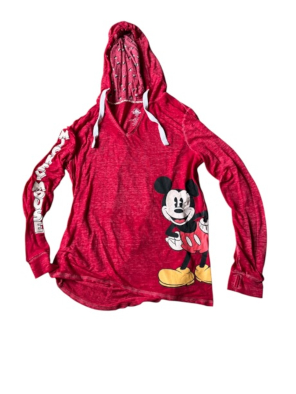 Women’s Mickey Mouse hooded long sleeve size L